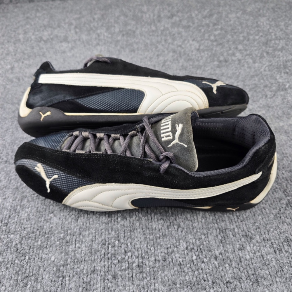 PUMA Speedcat OG Black/White Suede Driving Shoes - Men's Size 11 - Picture 5 of 12